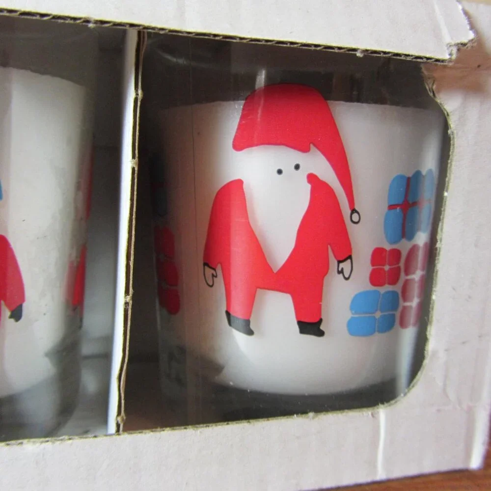 ikea vinterfest set of three scandi gnome candles NIB UNUSED(w3945)